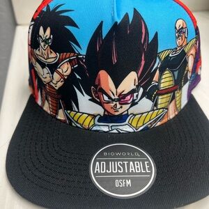 Dragon Ball Z Character Snapback Hat - Black and Blue